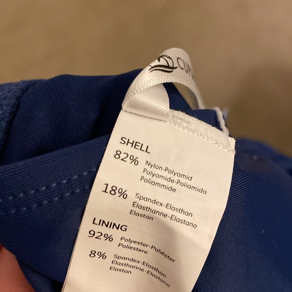 ***NWT*** CUPSHE HALTER RUCHED TUMMY CONTROL ONE PIECE SWIMSUIT - Picture 7 of 12